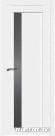 Межкомнатная дверь ProfilDoors 2.71U 90x200 (аляска/стекло графит)