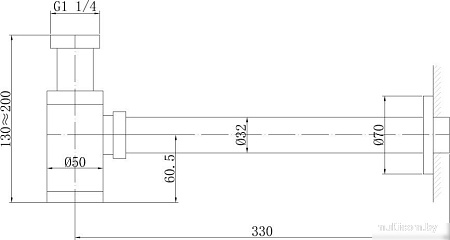 Сифон Abber AF0030G