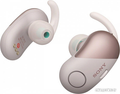 Наушники с микрофоном Sony WF-SP700N (розовый)