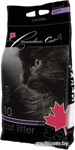 Наполнитель для туалета Canadian Cat Lawenda 10 л