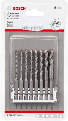 Набор оснастки Bosch 2608577142 (8 предметов)