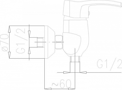 Смеситель Armatura Kwarc 4206-010-00