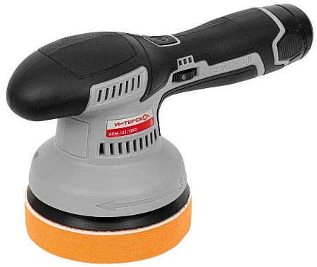 Полировальная машина Интерскол АПМ-125/12ВЭ 788.2.2.70 (с 2-мя АКБ)