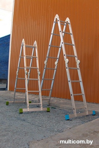 Лестница-трансформер Алюмет 4-х секционная Т 444 4х4