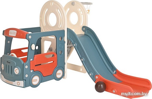 Горка Pituso Smile Bus FE-HT-XLB02 (синий/оранжевый)