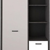 Шкаф распашной Black Red White Kristoff REG2D2S (матера/серый)