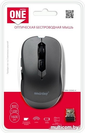 Мышь SmartBuy One SBM-200AG-G