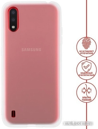 Чехол VOLARE ROSSO Taura для Samsung Galaxy A01 (прозрачный)