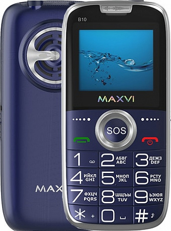 Мобильный телефон Maxvi B10 (синий)