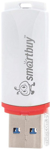 USB Flash Smart Buy Crown White 4GB (SB4GBCRW-W)