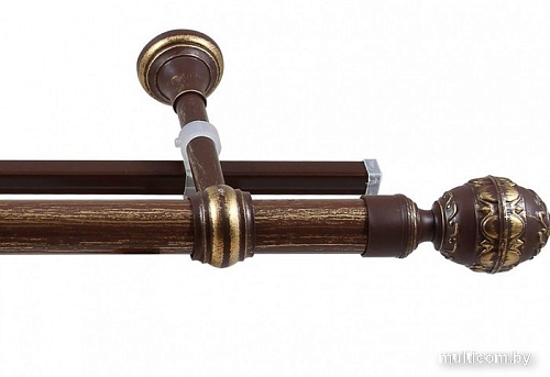 Карниз для штор Legrand Валанс С U-шиной 2м 58 065 132 (орех/патина)