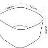 Умывальник Maxonor Pure Life Pasion PL-SK203C3-18 (3737) накладной (белый глянец)