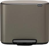 Brabantia Bo Pedal Bin 36 л (платиновый)