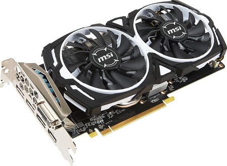 Видеокарта MSI Radeon RX 570 Armor OC 4GB GDDR5 [RX 570 ARMOR 4G OC]