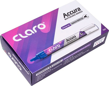 Набор маркеров Claro EMRKWBM002BLCK0200 (10 шт, черный)