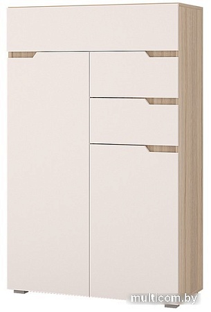 Комод Горизонт Анталия (сонома-белый софт)