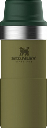 Термокружка Stanley Classic 0.35л One hand 2.0 10-06440-018 (оливковый)
