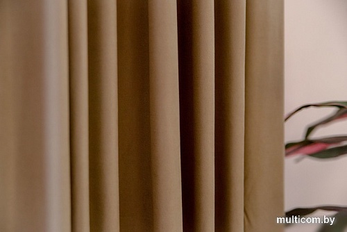 Комплект штор Decoretto Нубук песок пустыни НПП-K6 2.13x2.7 м (песочный, 2 шт)