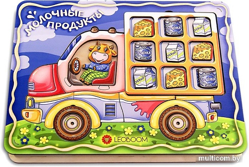 Развивающая игра Smile Decor Молоковоз П1018