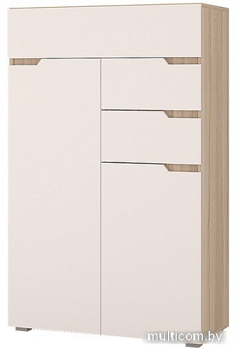 Комод Горизонт Анталия (сонома-белый софт)