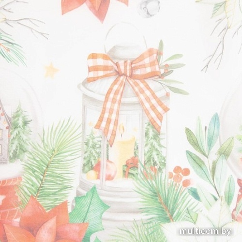 Тюль Этель Christmas Red Flowers 5163059 2,5x2 м