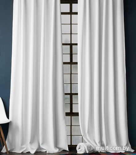 Комплект штор Pasionaria Джерри 280x230 (2 шт, белый)