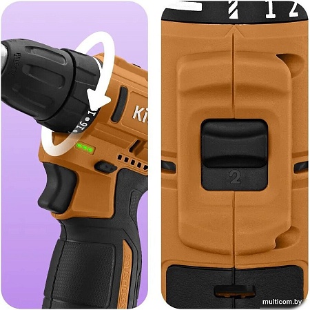 Дрель-шуруповерт Kitfort KT-6504 (с 1-им АКБ)