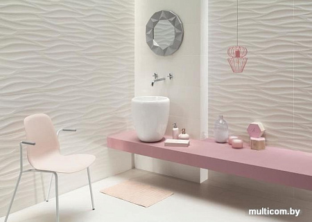 Керамогранит (плитка грес) Tubadzin P-Unit Plus White (598x598)