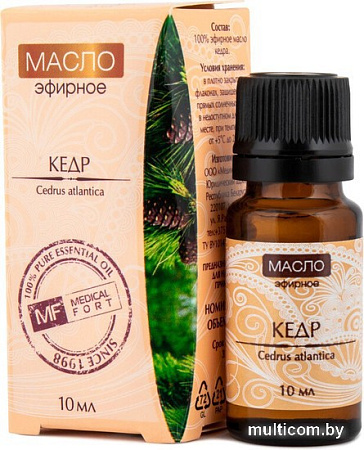 Medical fort Эфирное масло Medicalfort Кедр 10 мл