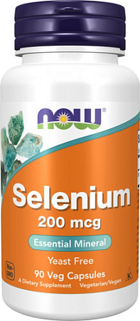 Витамины, минералы Now Foods Selenium 200 мкг (90 капсул)