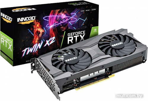 Видеокарта Inno3D GeForce RTX 3060 Twin X2 12GB GDDR6 N30602-12D6-119032AH