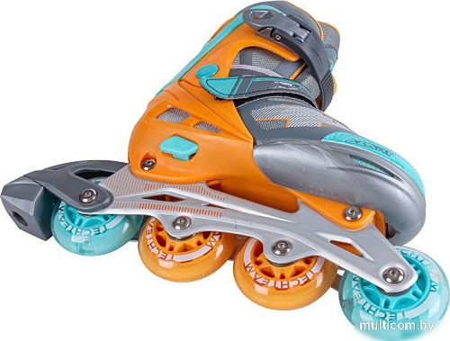 Роликовые коньки Tech Team Azart (р-р 30-33, оранжевый)