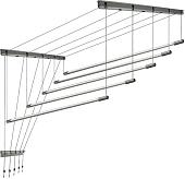 Сушилка для белья Comfort Alumin Group Потолочная 5 прутьев Silver Star 170 см (алюминий)