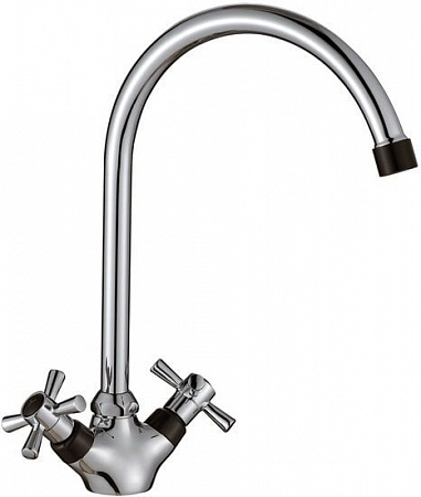 Смеситель Decoroom DR46028 (хром/черный)