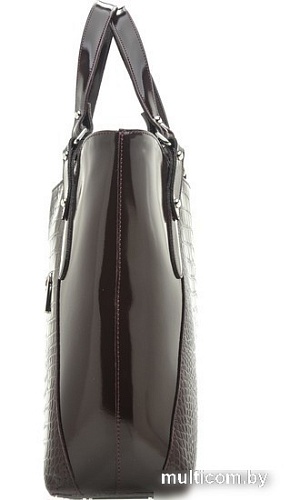 Женская сумка Souffle 273 2733610-3010 (бордовый кайман шик-с/гладкий шик-с)