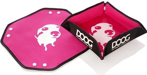 Миска Doog складная 300 мл (розовый)