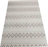 Ковер для жилой комнаты Radjab Carpet Сканди Сизаль Прямоугольник 10926C 12253RK (0.8x1.5, Grii/Krem)