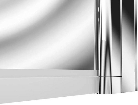 Стеклянная шторка для ванны Teymi Solli Mosaic 85x140 T00203 (прозрачное стекло/хром)