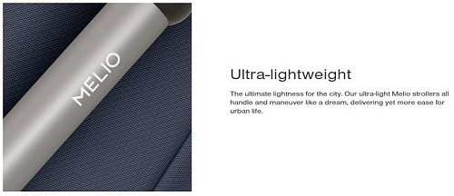 Коляска прогулочная «книга» Cybex New Melio (moon black)