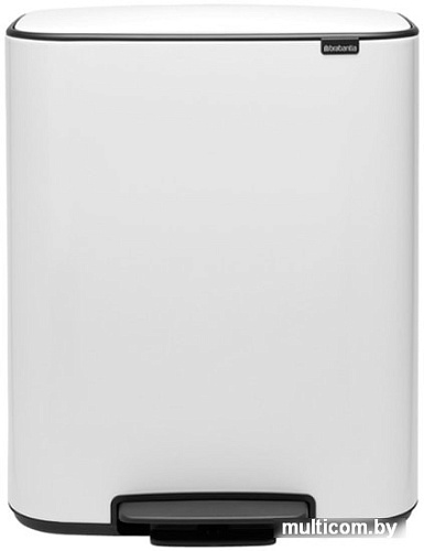 Brabantia Bo Pedal Bin 60 л (белый)