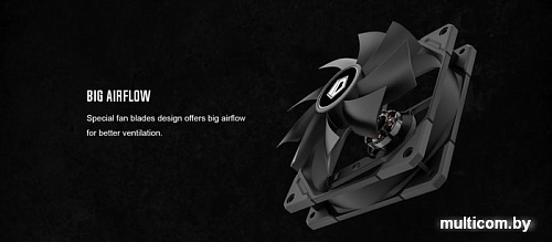 Вентилятор для корпуса ID-Cooling TF-12025 Black