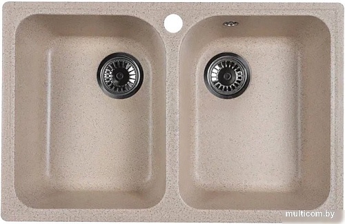 Кухонная мойка Marblan Duas (гранит, с сифоном)
