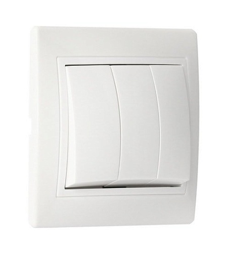 Выключатель Smart Buy SBE-01w-10-SW3-0