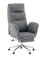 Офисное кресло TopChairs Solid с оттоманкой DD-004-OT серый