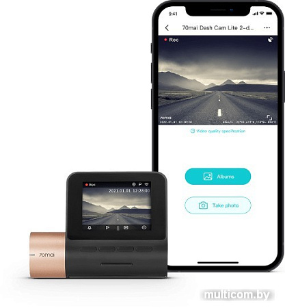 Видеорегистратор 70mai Dash Cam Lite 2 Midrive D10