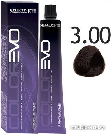 Крем-краска Selective Professional Colorevo 3.00 84300 (100 мл, темно-каштановый глубокий)