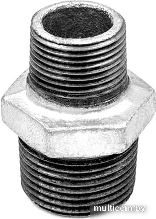 Фитинг Fittex PLUS Ниппель ОЦ Ду 40Х20 (1 1/2"Х3/4") 128-4323 (чугун оцинкованный)