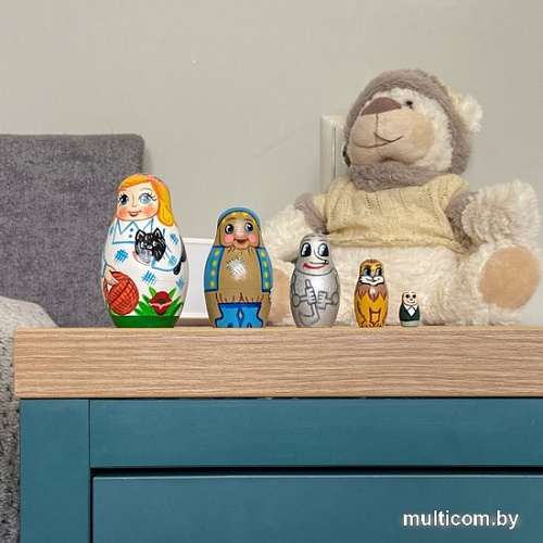 Развивающая игра Брестская Матрешка Волшебник страны Оз (набор 5 шт)