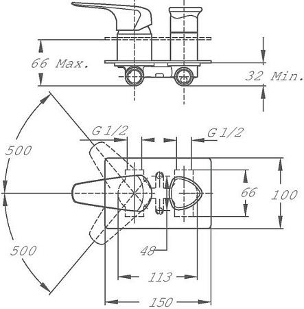 Смеситель TEKA Itaca 671710200