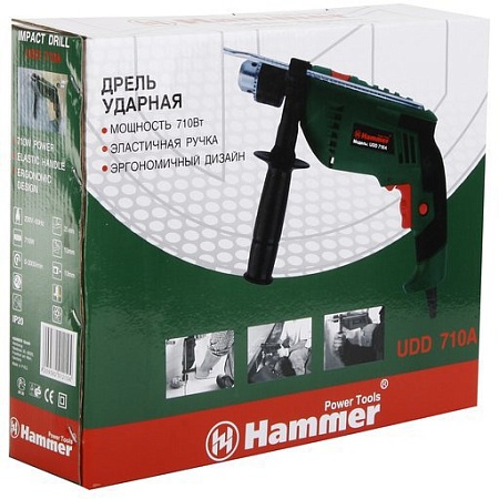 Ударная дрель Hammer UDD710A